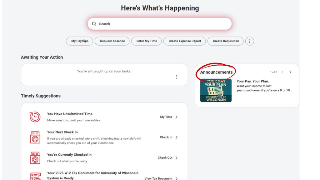Workday 101: A Step-by-Step Guide for New Users – Student Jobs – UW–Madison